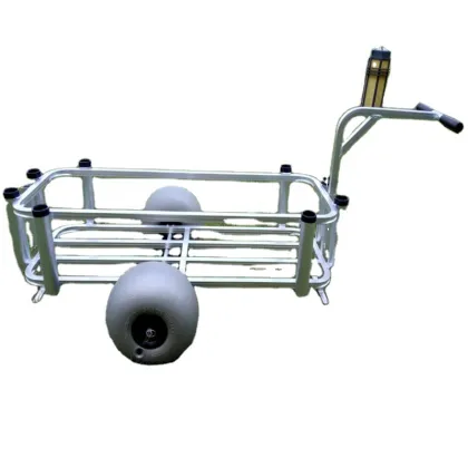 Pneumatic Wheel Lightweight Fishing Cart