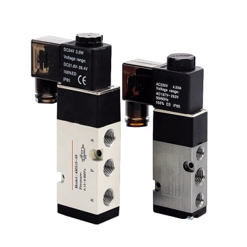 4M Reversing Gate Two-Position Five-Way Solenoid Valve Aluminum Alloy Solenoid Valve