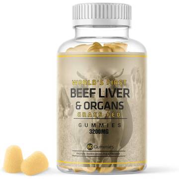 Boeuf Liver Organes Gummies coeur Pancrése de rein rate