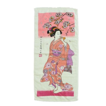 Creative  Towel New Technology Gift Microfiber Heating Discolored Stripping Bath Towel For Bathroom