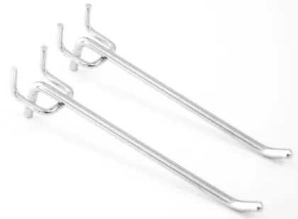 Retail Display Rack with Hooks and Shelves