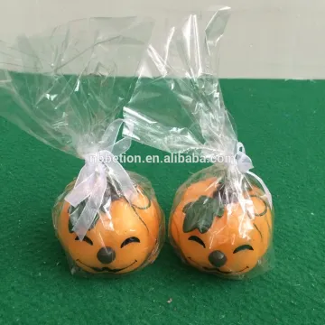led pumpkin wax candle halloween day led candle pumpkin shaped led yellowe flicking candle for halloween decoration