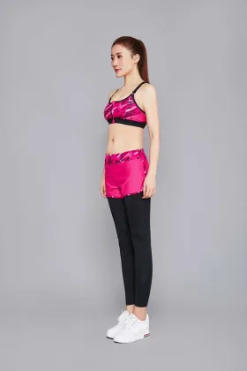 Women's Running Yoga Pants With Shorts Trousers