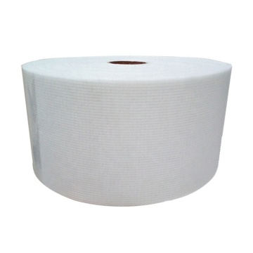 Nonwoven White Recycled Polyester Fabric