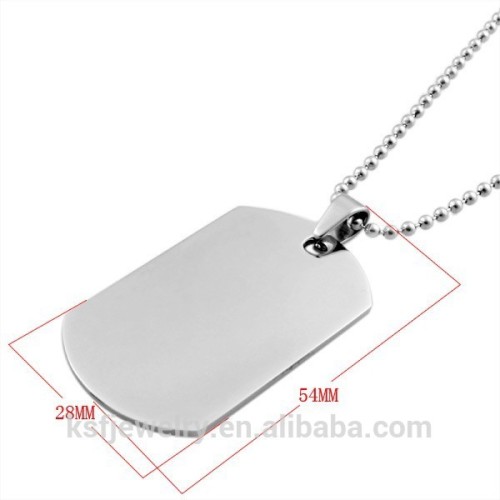 Customized Stainless Steel Blank Pendant