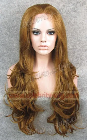 Heat resistant synthetic hair new fashion synthetic lace front wig