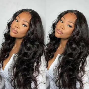 Brazilian Remy Body Wave Wig For Black Women Wholesale Virgin Pre-Plucked Lace Frontal Front Human Hair Wigs