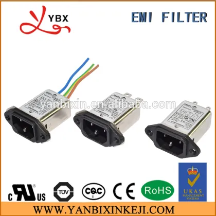 Manufacturer best seller IEC 320 socket low pass EMC EMI socket filter
