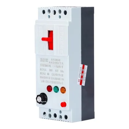 380V Three Phase Motor Protector with Overload and Leakage Switch