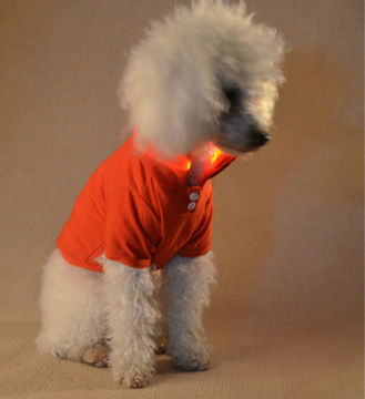 Multifunction POLO LED Light Flash Pet Animal T Shirt Clothes