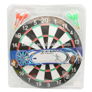 17 Inch Poor imitation linen Wooden Material Outdoor Game Toy Dart Board Made In China