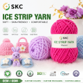100g Tıknaz Tığ 1 Kat Kabarık Kol Örgü Melanj İplik Süper Yumuşak Yüksek Kaliteli Polyester Karışımlı İplik Fantezi Boyalı Desen