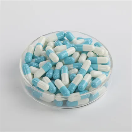 KANGKE Wholesale Empty Pharmaceutical Capsules: Blue and White Gelatin Capsules