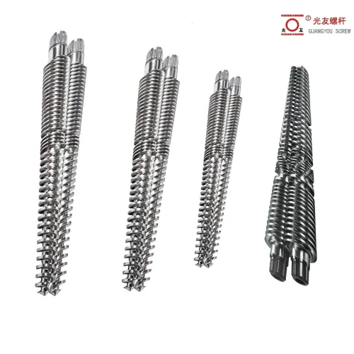 Conical twin screw at bariles para sa panel extruder