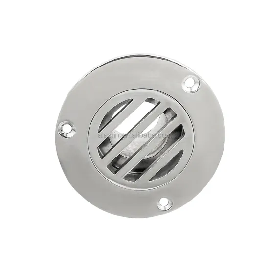 Alastin Marine Hardware 316 Stainless Steel Cockpit Drain Scupper with Ball for Boats