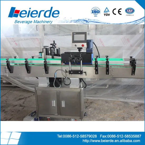 Vertical big round bottle labeling machine