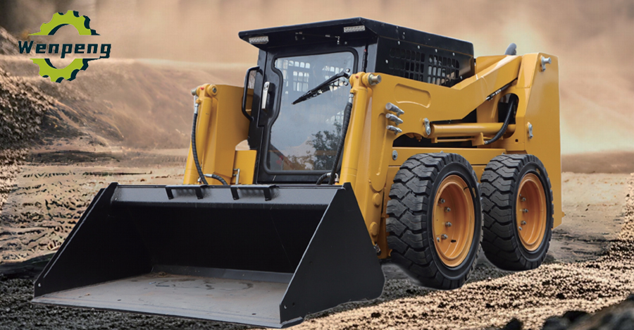 SL50 850kg mini wheel skid steer loader