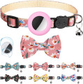 Airtag Pet Collar Bow Ties للقطط