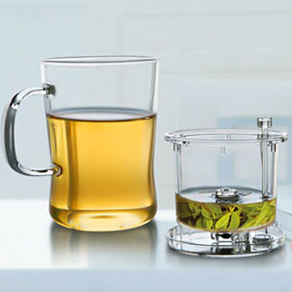 New Arrival ! "SAMADOYO" 400 ML High-grade Office Drinking Glass Cup For Making Tea