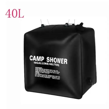 40L 10 galon Solar Solar Shower untuk berkemah dan perjalanan luar ruangan