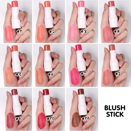 Blush Stick Private Label Mini White Stick Shimmer Matte Cream Cheek Blush Blush Custom Logo Makeup Blush Private Label