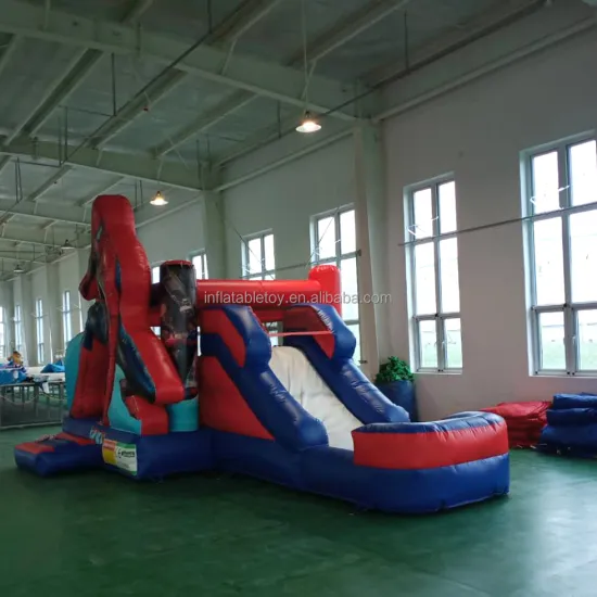 High-Quality Spider-Man Bounce House Combo with Bouncy Slide for Sale