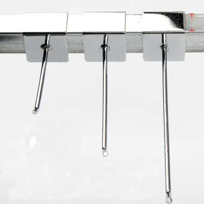 High Quality Metal Chrome Display Hooks for Garment Stores