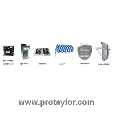 With EMBRACO compressor frozen yogurt machine