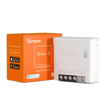 SONOFF ZB MINI: Zigbee 3.0 DIY Smart Switch with APP Remote Control for Smartthings/Hue Hub/ZB Bridge