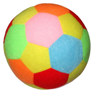 Kids' Inflatable PVC Soccer Ball Toy with Mesh Fabric for Play