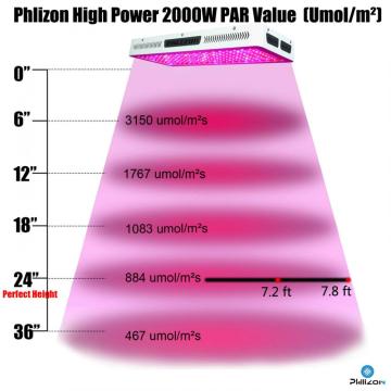 LED de alta potência COB cresce luzes