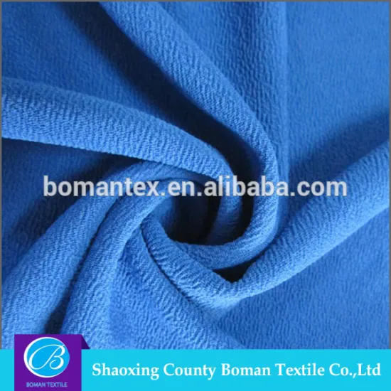 95% Polyester5%Spandex heavy weight 5 # moss crepe fabric