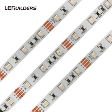 5m 300led 12V 3 in 1 3528 RVB SMD LED Light Strip