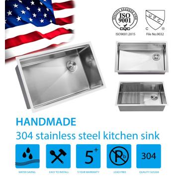 30inch Kitchen Sink Undermount Stainless Steel Sink