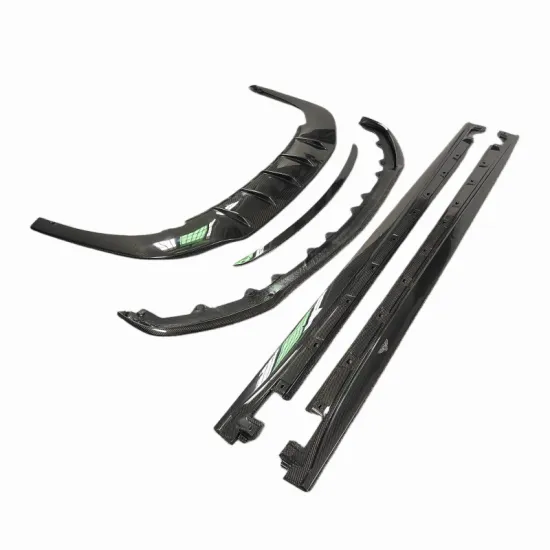 Body Kit For Bently Flying Spur W12 2023 Upgrade To Carbon Fiber Front Lip Rear Diffuser Side Skirts Rear Wing Car Accessories