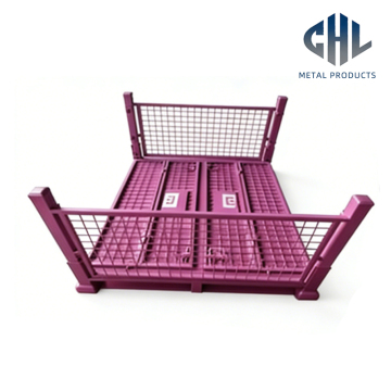 Durable Foldable Wire Mesh Container for Flexible Storage