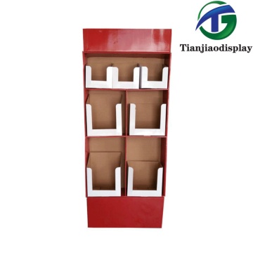 Minimalist Paper Display Stand for Grocery Store Use