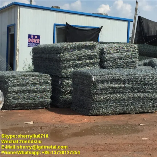 galvanized gabion box for sale/ hot dipped galvanized 3*1*1m 2*1*1m gabion box price export to oman india------GBSL024