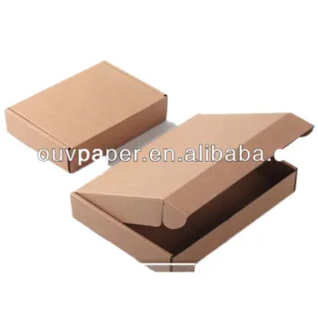 Recycled kraft paper pizza box with logo