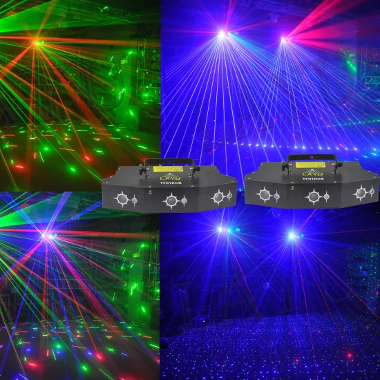 Professional TF01RGB RGB Optical Grating DJ Laser Disco Stage Light