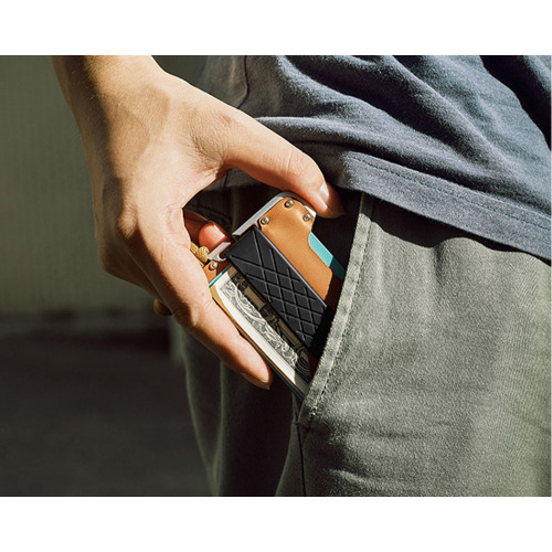 미니멀리스트 티타늄 포켓 지갑 충돌 신용 카드 홀더