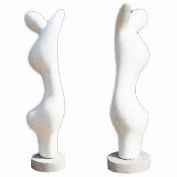 Ladies' Stone Abstract Statues Marble Jade Carvings, Size of 75cm
