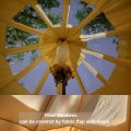 5m Canvas Yurt Bell Tent para 6-8 pessoas