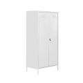 Standing White 2 Door Armoire Wardrobe Closets