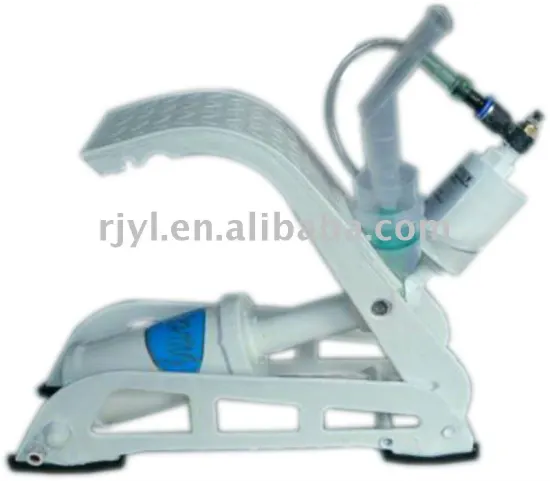 Foot operated nebulizer