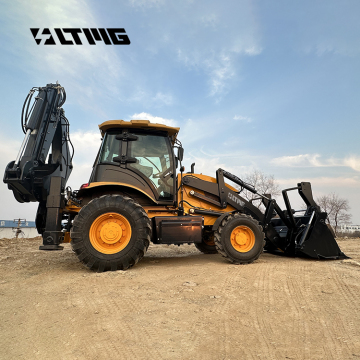 LTMG Factory Direct Sales 4WD Backhoe Excavator Front End Loader 4x4
