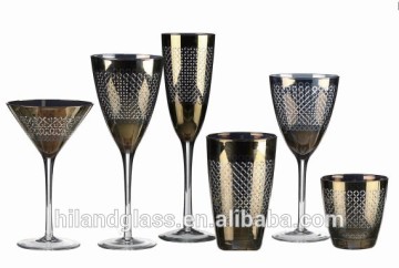 Promotional wholesale electroplated champagne flute