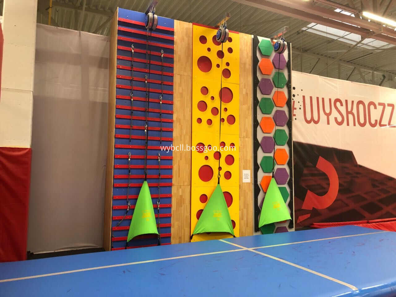 customized climbing walls