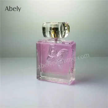 50ml Glass Perfume Bottle with Floral Original Perfume