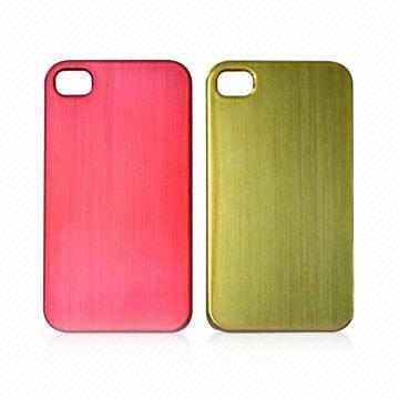Electroplating Cases for iPhone 4, Available in Various Colors, Water-/Dust-resistant